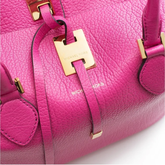 Michael Kors Collection Miranda Pink Leather Bag NWT - Picture 2 of 15